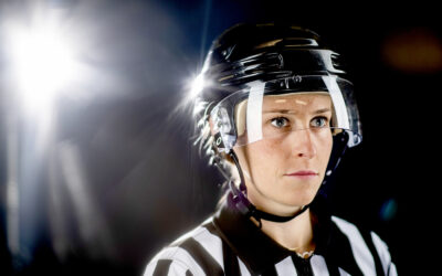 From The AHL To The Olympics, Kelly Cooke Is Taking Ice Hockey Refereeing By Storm